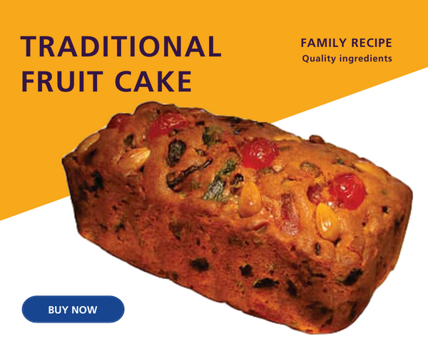 Traditional Fruit Cake made by Rotary